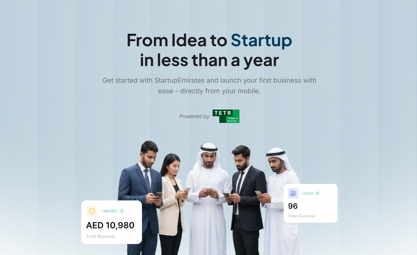 Startup Emirates - venture-building platform in Abu Dhabi